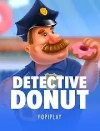 detective donut slot logo