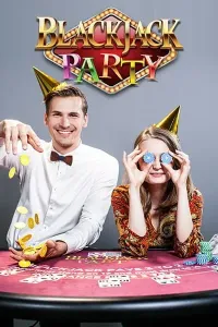 blackjack party slot logo