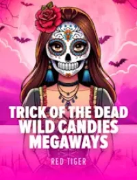 trick of the dead wild candies megaways - logo